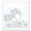 Olympus Views Of Mt. Fuji Sashiko Embroidery Kit - Great Wave 1 Olympus Views Of Mt. Fuji Sashiko Embroidery Kit - Great Wave -Olympus Handmade Store olympus sashiko kit mt fuji great waves 01