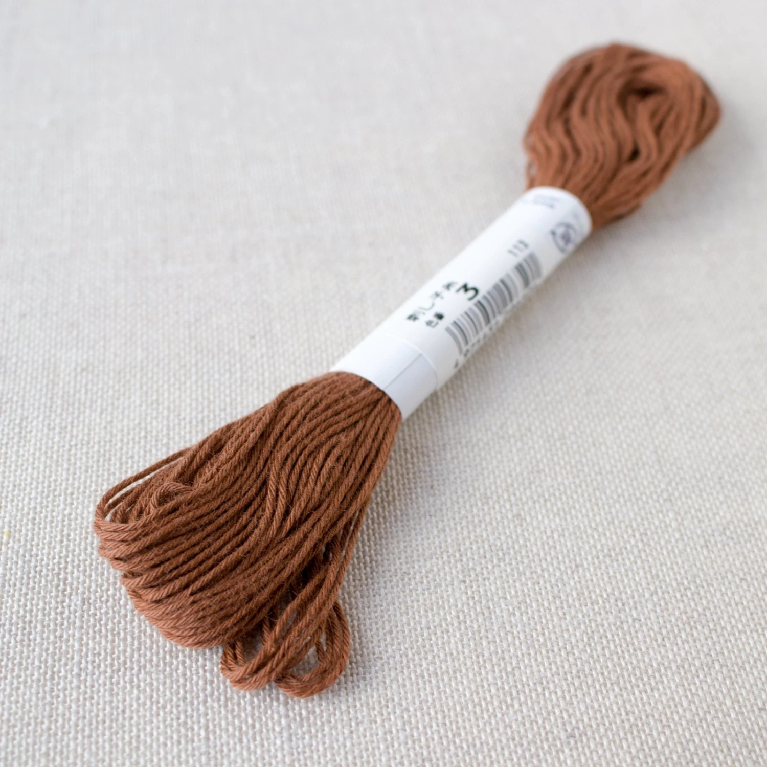 Olympus Japanese Sashiko Thread - Brown (#3) 5 Olympus Japanese Sashiko Thread - Brown (#3) - Image 3