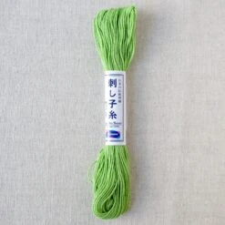Olympus Japanese Sashiko Thread - Yellowish Green (#6)