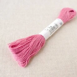 Olympus Japanese Sashiko Thread - Rose Pink (#13) -Olympus Handmade Store olympus sashiko thread 013 3