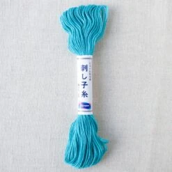 Olympus Japanese Sashiko Thread - Cyan Blue (#17)