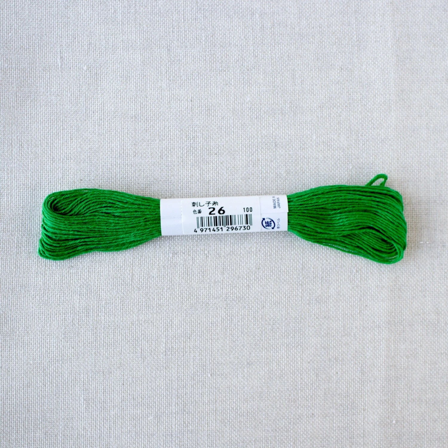 Olympus Japanese Sashiko Thread - Virdian Green (#26) 4 Olympus Japanese Sashiko Thread - Virdian Green (#26) - Image 2