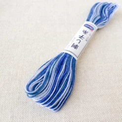 Olympus Japanese Sashiko Thread - Variegated Denim (#52) -Olympus Handmade Store olympus sashiko thread 052 3