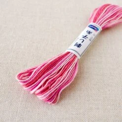 Olympus Japanese Sashiko Thread - Variegated Pink Valentine (#53) -Olympus Handmade Store olympus sashiko thread 053 3