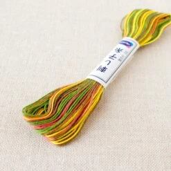 Olympus Japanese Sashiko Thread - Variegated Autumn Leaf (#71) -Olympus Handmade Store olympus sashiko thread 071 3