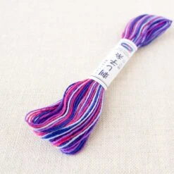 Olympus Japanese Sashiko Thread - Variegated Purple (#76) 8 Olympus Japanese Sashiko Thread - Variegated Purple (#76) -Olympus Handmade Store olympus sashiko thread 076 3