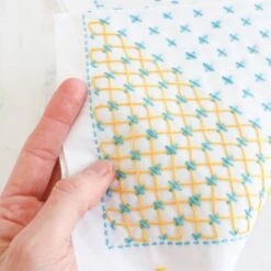 Olympus Sashiko Weaving (Kuguri-Sashi) Sampler Cloth - Asagao White 12 Olympus Sashiko Weaving (Kuguri-Sashi) Sampler Cloth - Asagao White -Olympus Handmade Store olympus woven sashiko asago white 04