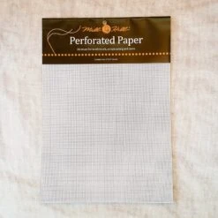 Perforated Paper - White -Olympus Handmade Store perforated paper white 3