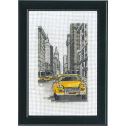 World Cities Mini Cross Stitch Kit - New York City