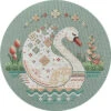 Blooming Swan Cross Stitch Pattern -Olympus Handmade Store pigeon coop cross stitch blooming swan 03