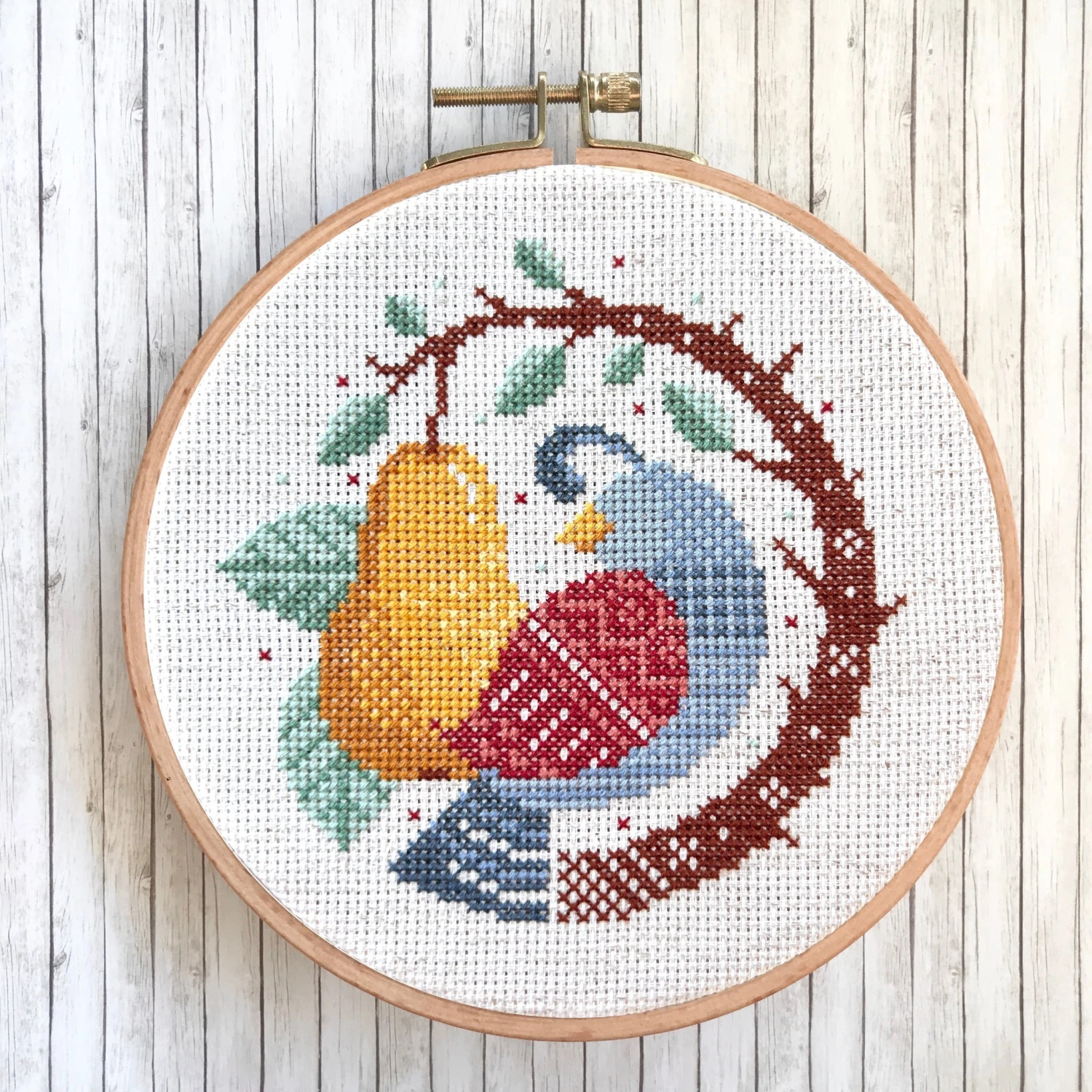 Partridge & Pear Cross Stitch Pattern 5 Partridge & Pear Cross Stitch Pattern - Image 3