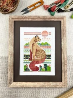 Ecoregions Cross Stitch Pattern Collection - Sonoran Desert -Olympus Handmade Store pigeon coop cross stitch sonoran dessert 04
