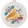 Turtle Doves Cross Stitch Pattern -Olympus Handmade Store pigeon coop cross stitch turtle doves 02