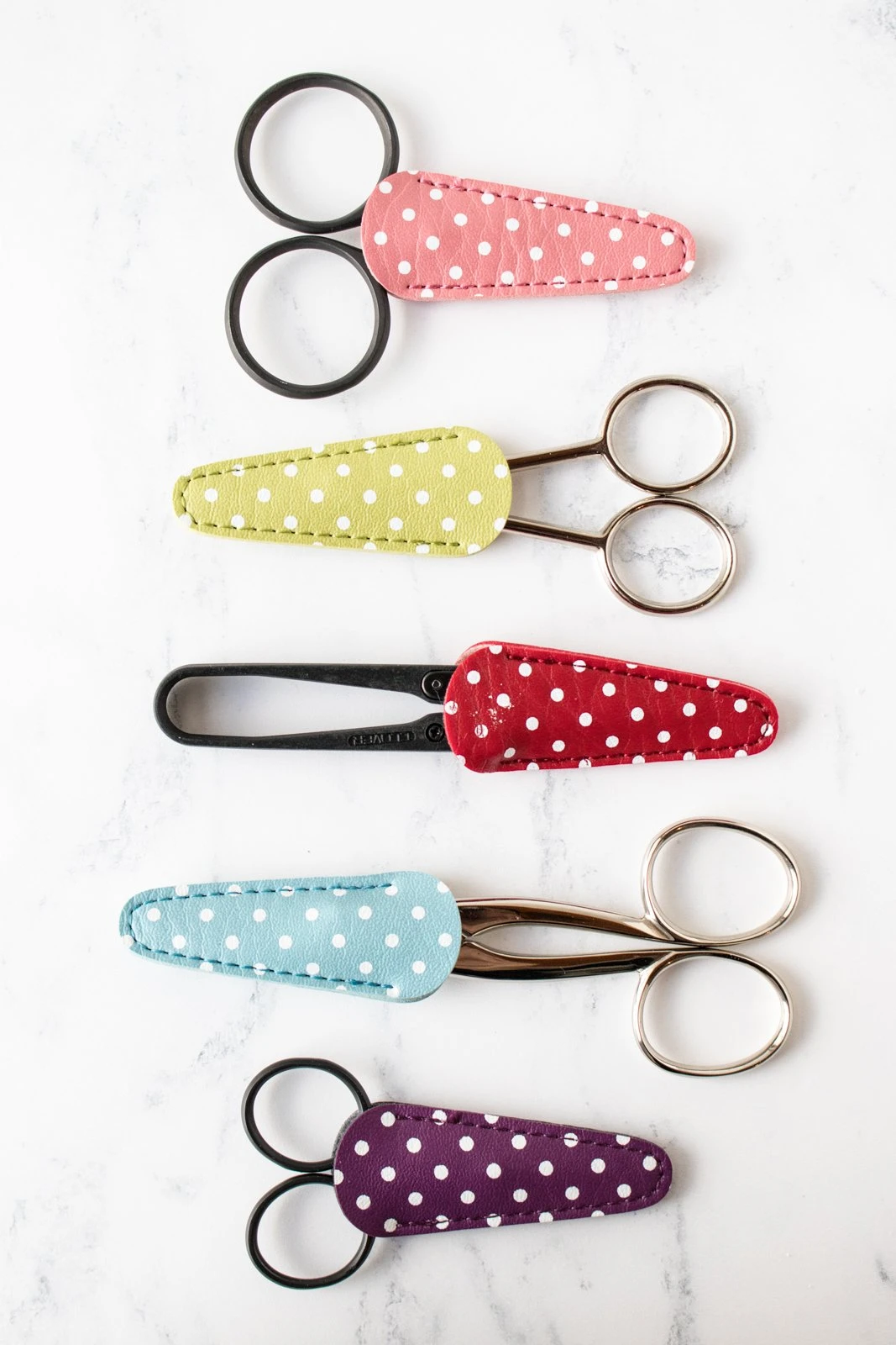 Polka Dot Embroidery Scissor Sheath 5 Polka Dot Embroidery Scissor Sheath - Image 3