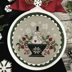 2024 Snowman Cross Stitch Pattern