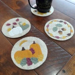 Olympus Handmade Store 10 Olympus Handmade Store -Olympus Handmade Store rachels of greenfield felt autumn coasters kit 02