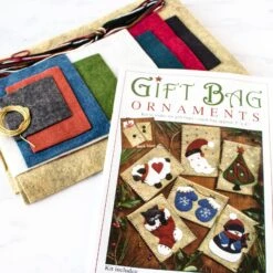 Gift Card Holder Wool Felt Appliqué Kit -Olympus Handmade Store rachels of greenfield felt gift bag ornament kit 2