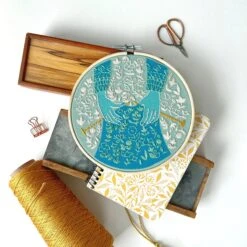 Knit Hand Embroidery Kit -Olympus Handmade Store rikrack embroider kit knit 05