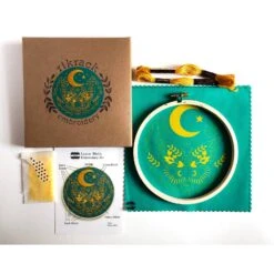 Lunar Moth Hand Embroidery Kit 9 Lunar Moth Hand Embroidery Kit -Olympus Handmade Store rikrack embroider kit lunar moth 0001 Layer2