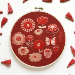 Flowers Hand Embroidery Kit