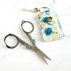Folding Scissors With Leather Pouch - Feed My Soul