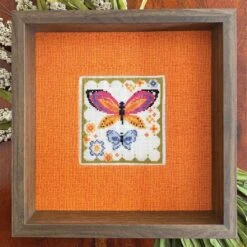 Butterfly Blooms Cross Stitch Pattern