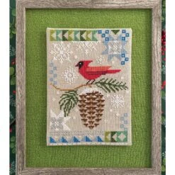 Seasonal Courier Cross Stitch Pattern - Cardinal's Winter