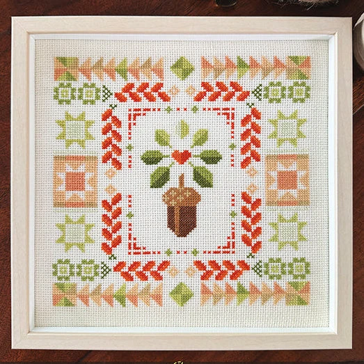 Sweater Weather Cross Stitch Pattern - Fall Acorn 3 Sweater Weather Cross Stitch Pattern - Fall Acorn