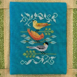 Peek-a-Boo Birds Cross Stitch Pattern