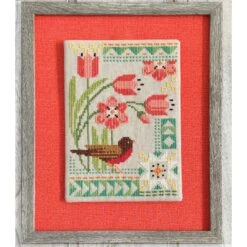 Seasonal Courier Cross Stitch Pattern - Robin's Spring