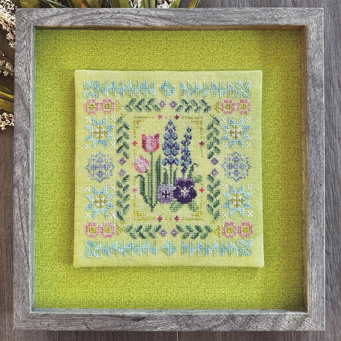 Sweater Weather Cross Stitch Pattern - Springtime Florals 3 Sweater Weather Cross Stitch Pattern - Springtime Florals