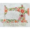 Stitch Lovely Floral Sewing Machine Cross Stitch Pattern -Olympus Handmade Store robin pickens stitch lovely 01