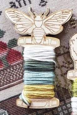 Reclaimed Wood Thread Bobbins -Olympus Handmade Store rs w 1200