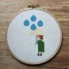 Il Pleut (It's Raining) Cross Stitch Pattern -Olympus Handmade Store samanta purdy il pleut2