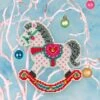 Rocking Horse Cross Stitch Ornament Kit -Olympus Handmade Store satsuma street cross stitch kit rocking horse