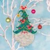 Tree Topper Cross Stitch Ornament Kit -Olympus Handmade Store satsuma street cross stitch kit tree topper