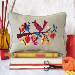 Autumn Bird Cross Stitch Pattern