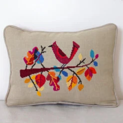 Autumn Bird Cross Stitch Pattern -Olympus Handmade Store satsuma street cross stitch pattern autumn bird 03