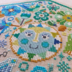 Garden Party Cross Stitch Pattern - Cool -Olympus Handmade Store satsuma street cross stitch pattern garden party cool 3