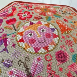 Garden Party Cross Stitch Pattern - Warm -Olympus Handmade Store satsuma street cross stitch pattern garden party warm 2