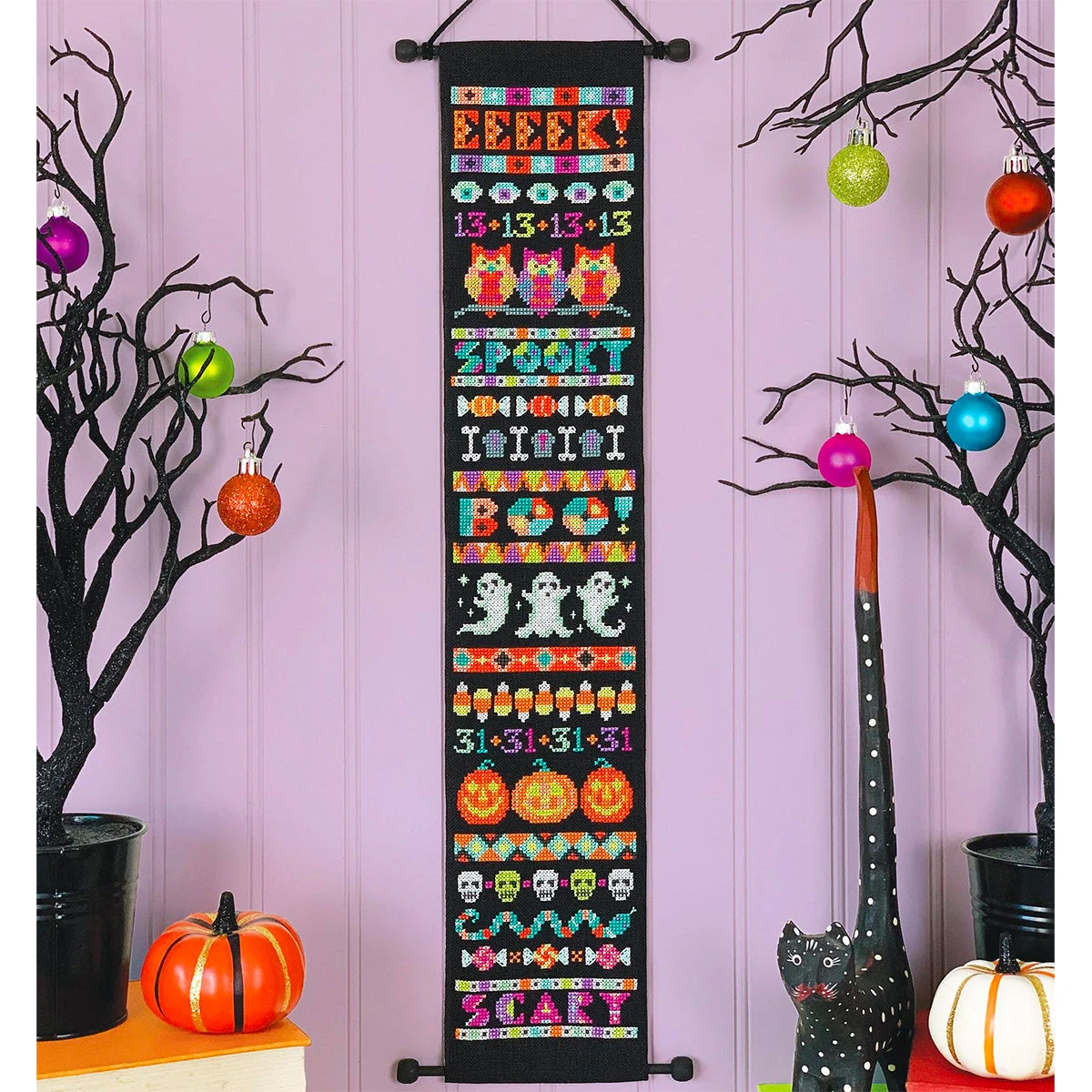 Ghastly Greetings Cross Stitch Pattern 3 Ghastly Greetings Cross Stitch Pattern