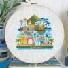 Pretty Little Greece Cross Stitch Pattern -Olympus Handmade Store satsuma street cross stitch pattern greece 01