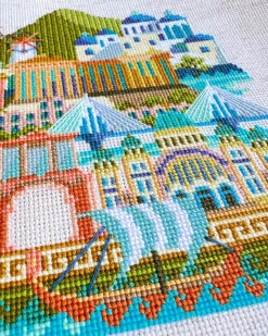 Pretty Little Greece Cross Stitch Pattern -Olympus Handmade Store satsuma street cross stitch pattern greece 03