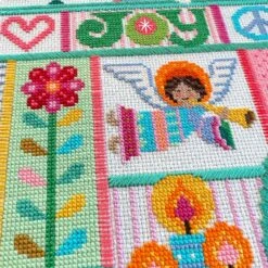 Oh What Fun Christmas Stocking Cross Stitch Pattern -Olympus Handmade Store satsuma street cross stitch pattern oh what fun christmas stocking 03