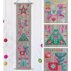 Deck The Halls Cross Stitch Pattern