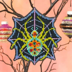 Creepy Crawly Halloween Cross Stitch Ornament Kit