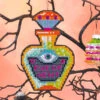 Eye Of Newt Halloween Cross Stitch Ornament Kit -Olympus Handmade Store satsuma street halloween cross stitch kit eye of newt 1