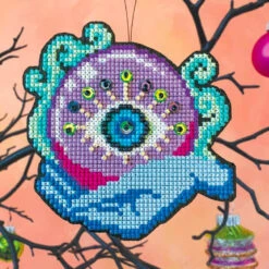 Miss Fortune Halloween Cross Stitch Ornament Kit
