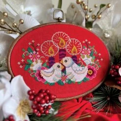 Holiday Glow Cross Stitch Pattern