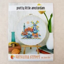 Pretty Little Amsterdam Cross Stitch Pattern -Olympus Handmade Store satsuma street pretty little amsterdam cross stitch 1
